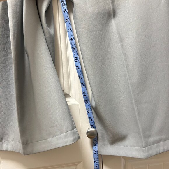 Zara Cropped Dress Pants Grey Blue - S - Picture 8 of 9
